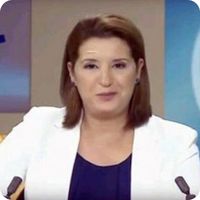 Nadia Mouden, journaliste à la chaîne Al Aoula — recrutée en 1992 après un concours