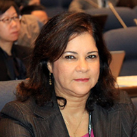 Rajae Chafil, directrice du Centre de compétences climatiques 4C-Maroc — doctorat en toxicologie industrielle au service des politiques climatiques