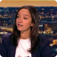 Rajae Maouane, coprésidente d’Ecolo — élue au Parlement bruxellois et à la Communauté française