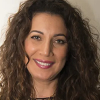 Samya Abbary, comédienne et animatrice de télévision — mannequin devenue actrice de la télévision italienne